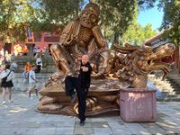 Marcel Sturm im Shaolin Tempel in Henan/China